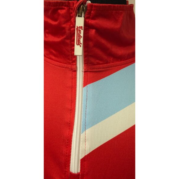 MLB St. Louis Cardinals XL Red 1/4 Zip Logo Pullover Cool Base Shirt Jacket - Picture 4 of 13